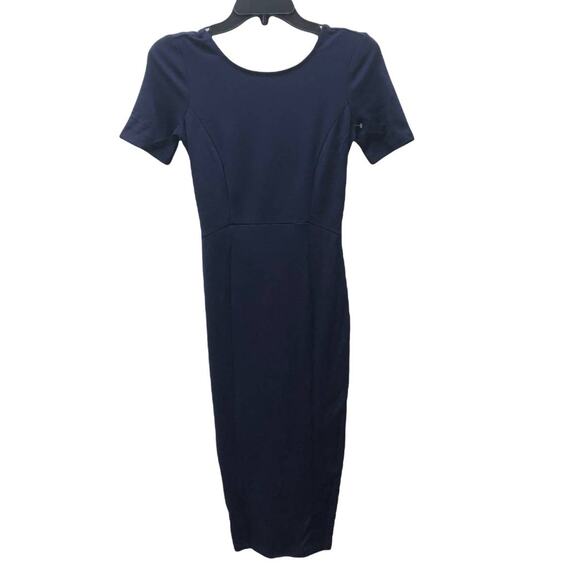 Ali & Jay Luck Be A Lady Navy  Blue Sheath Mini Dress NEW - Picture 3 of 8